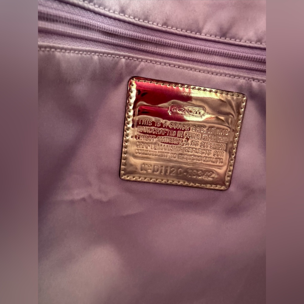 LIMITED EDITION Y2K Coach Poppy Pop C Metallic Graffiti Large Tote Bag Retro - Picture 9 of 9